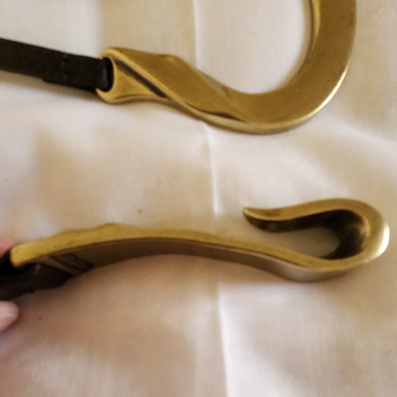 Chico Adjustable Length Leather & Brass Belt - Picture 6 of 16